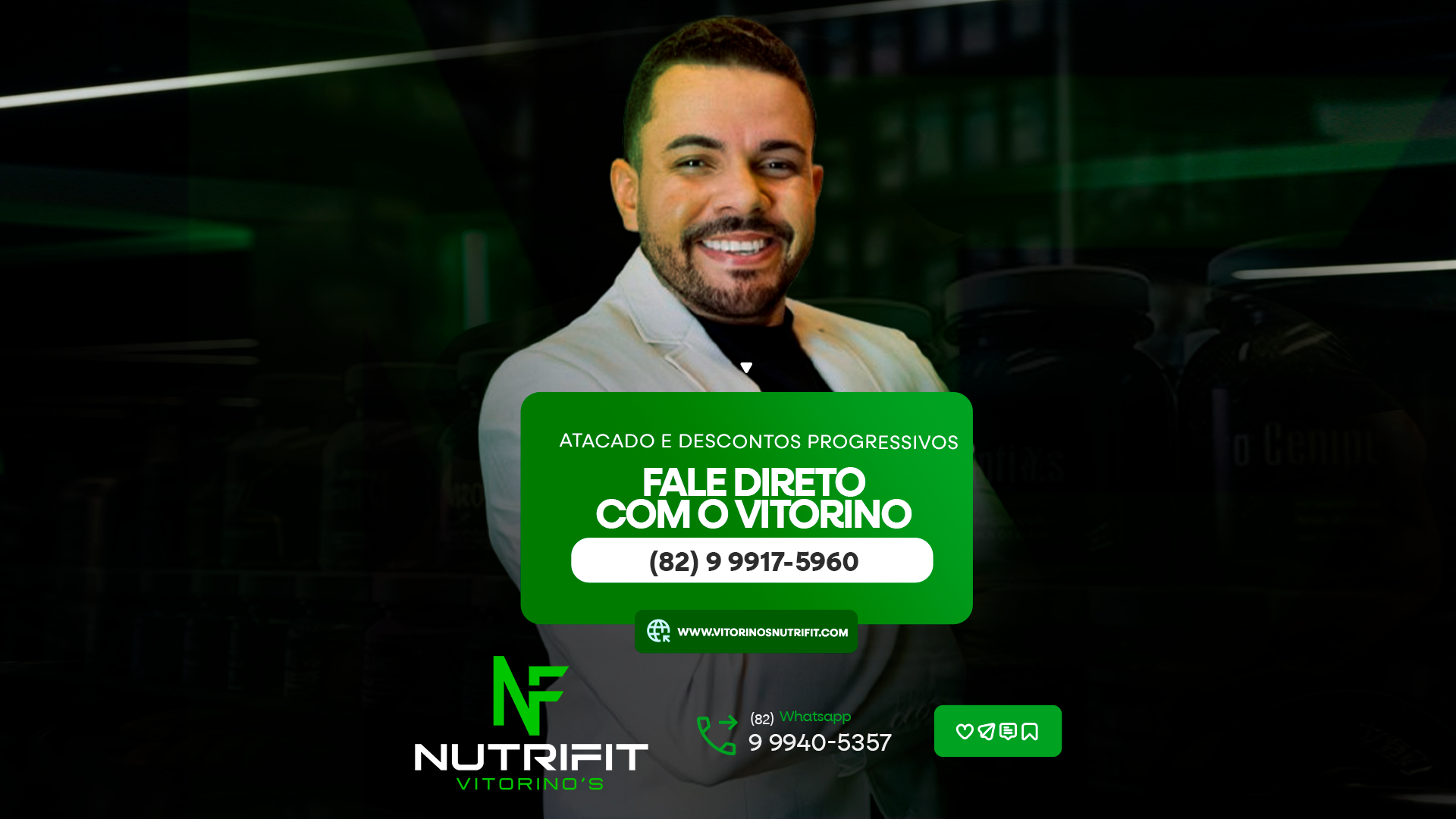 Atacado e descontos — Fale com o Vitorino